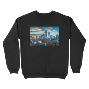 Boston Massachusetts Unisex Crewneck Sweatshirt
