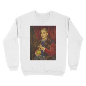 Alternative view of Boy With Apple Unisex Crewneck Sweatshirt