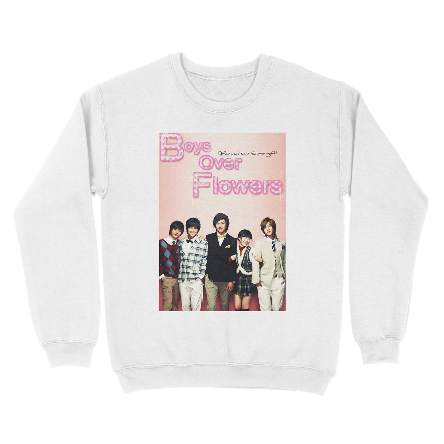 Boys Over Flowers Unisex Crewneck Sweatshirt - Image 2