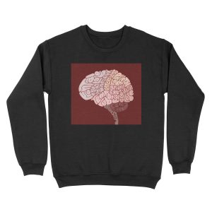Brain Map Unisex Crewneck Sweatshirt