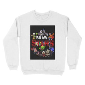 Alternative view of Brawl Stars Characters Unisex Crewneck Sweatshirt