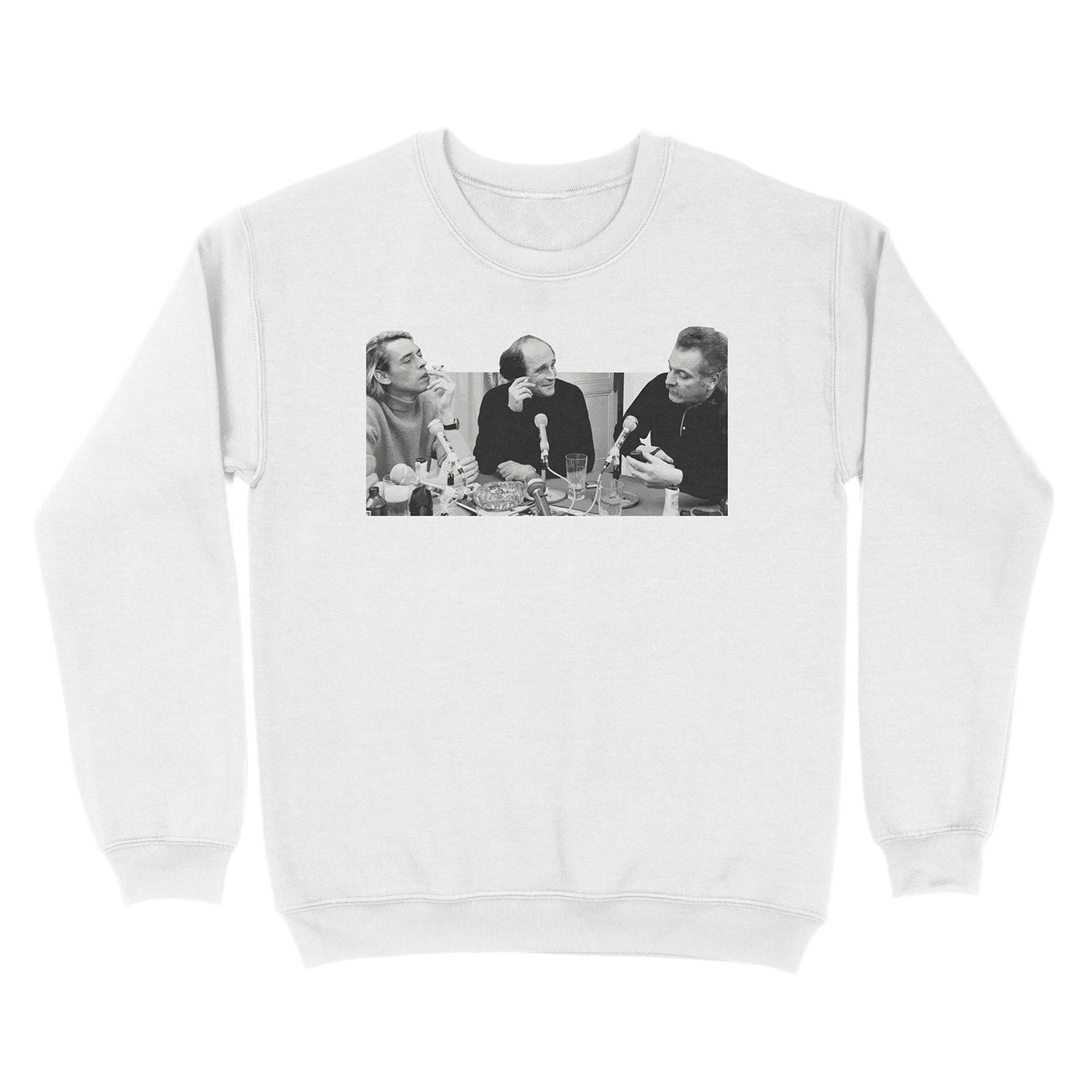 Brel, Ferré, Brassens Unisex Crewneck Sweatshirt - Image 2