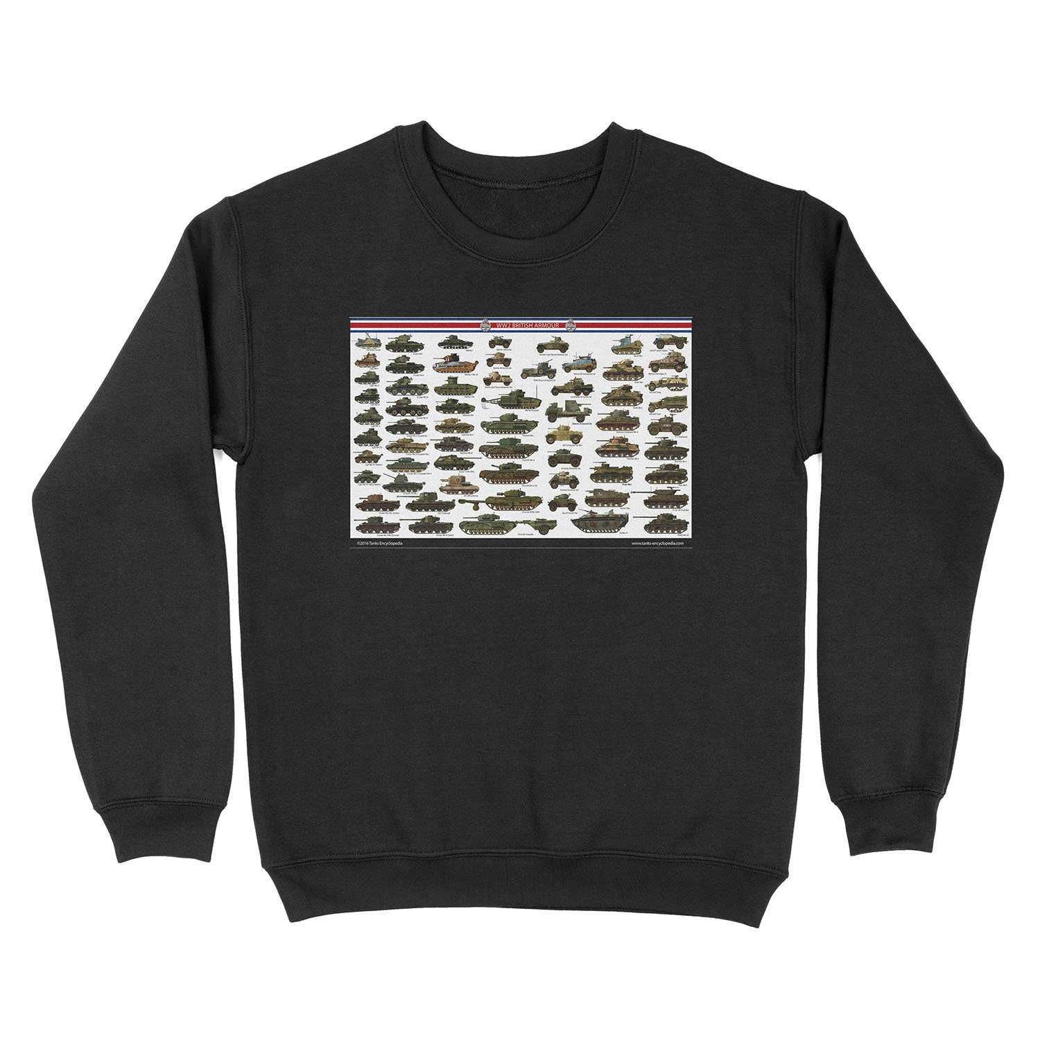 British Armour of ww2 Unisex Crewneck Sweatshirt