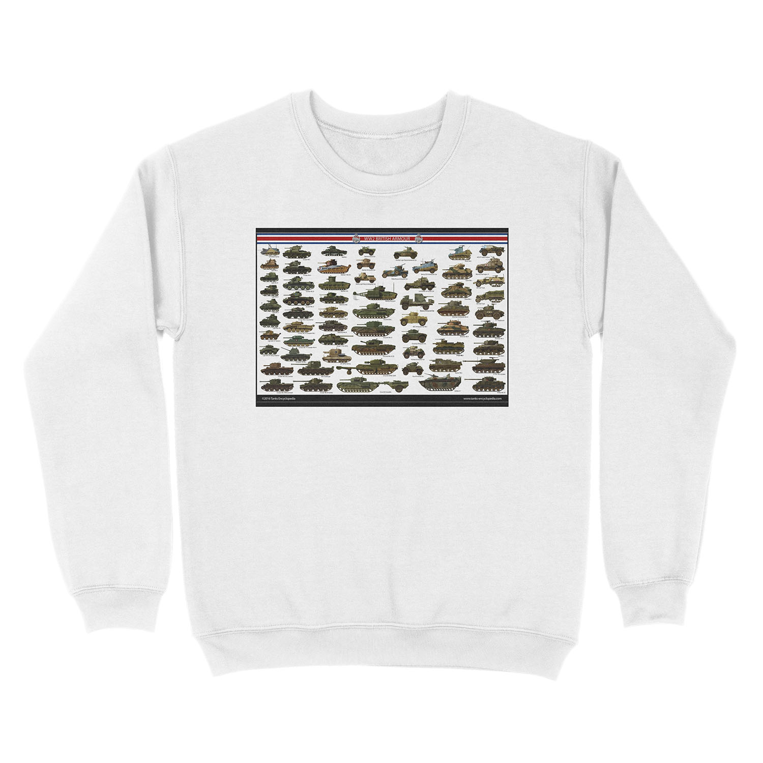 British Armour of ww2 Unisex Crewneck Sweatshirt - Image 2