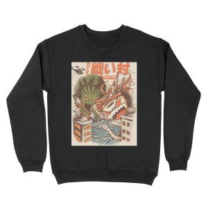 Brocco vs Ramen Kaijus Unisex Crewneck Sweatshirt