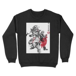 Brotherhood sumi-e Unisex Crewneck Sweatshirt