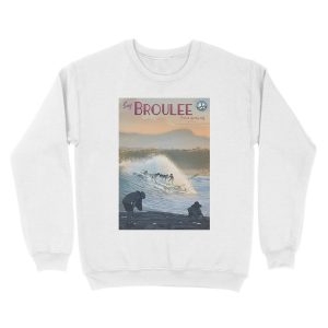 Alternative view of Broulee Unisex Crewneck Sweatshirt