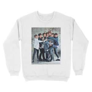 Alternative view of BTS CUTE ASS POSTER Unisex Crewneck Sweatshirt