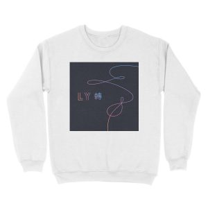 Alternative view of bts love yourself tear fake love Unisex Crewneck Sweatshirt