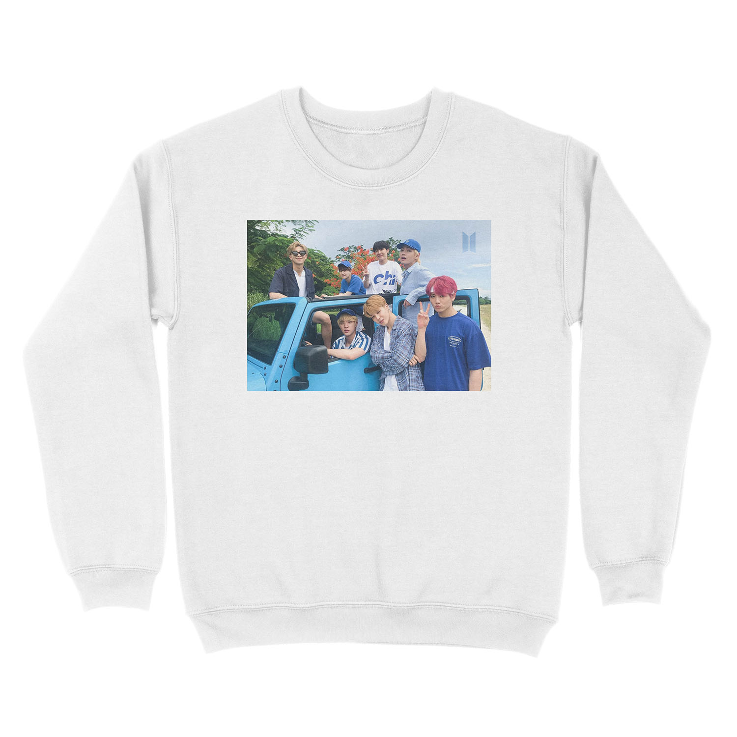 BTS Summer 2018 (Group Unisex Crewneck Sweatshirt) Unisex Crewneck Sweatshirt - Image 2