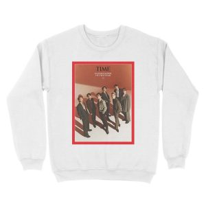 Alternative view of BTS TIME Magazine Cover Unisex Crewneck Sweatshirt