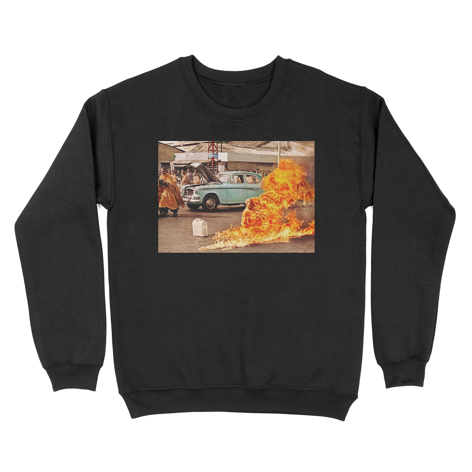 Buddhist Monk Unisex Crewneck Sweatshirt