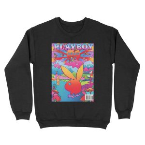 bunny vintage 80s 90s aesthetic Unisex Crewneck Sweatshirt