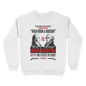 Alternative view of Burr vs Hamilton History Unisex Crewneck Sweatshirt