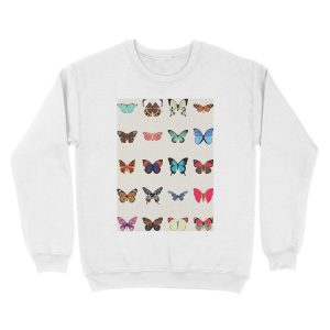 Alternative view of Butterflies Unisex Crewneck Sweatshirt
