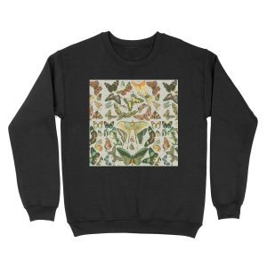 Butterfly Pattern Unisex Crewneck Sweatshirt