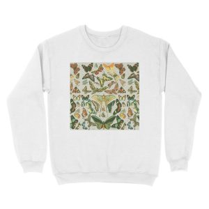 Alternative view of Butterfly Pattern Unisex Crewneck Sweatshirt