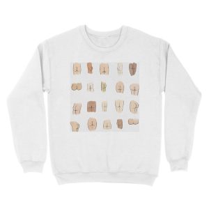 Alternative view of Butts Unisex Crewneck Sweatshirt
