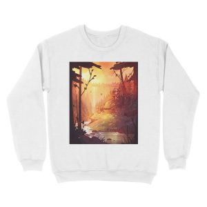 Alternative view of By the Falls Unisex Crewneck Sweatshirt