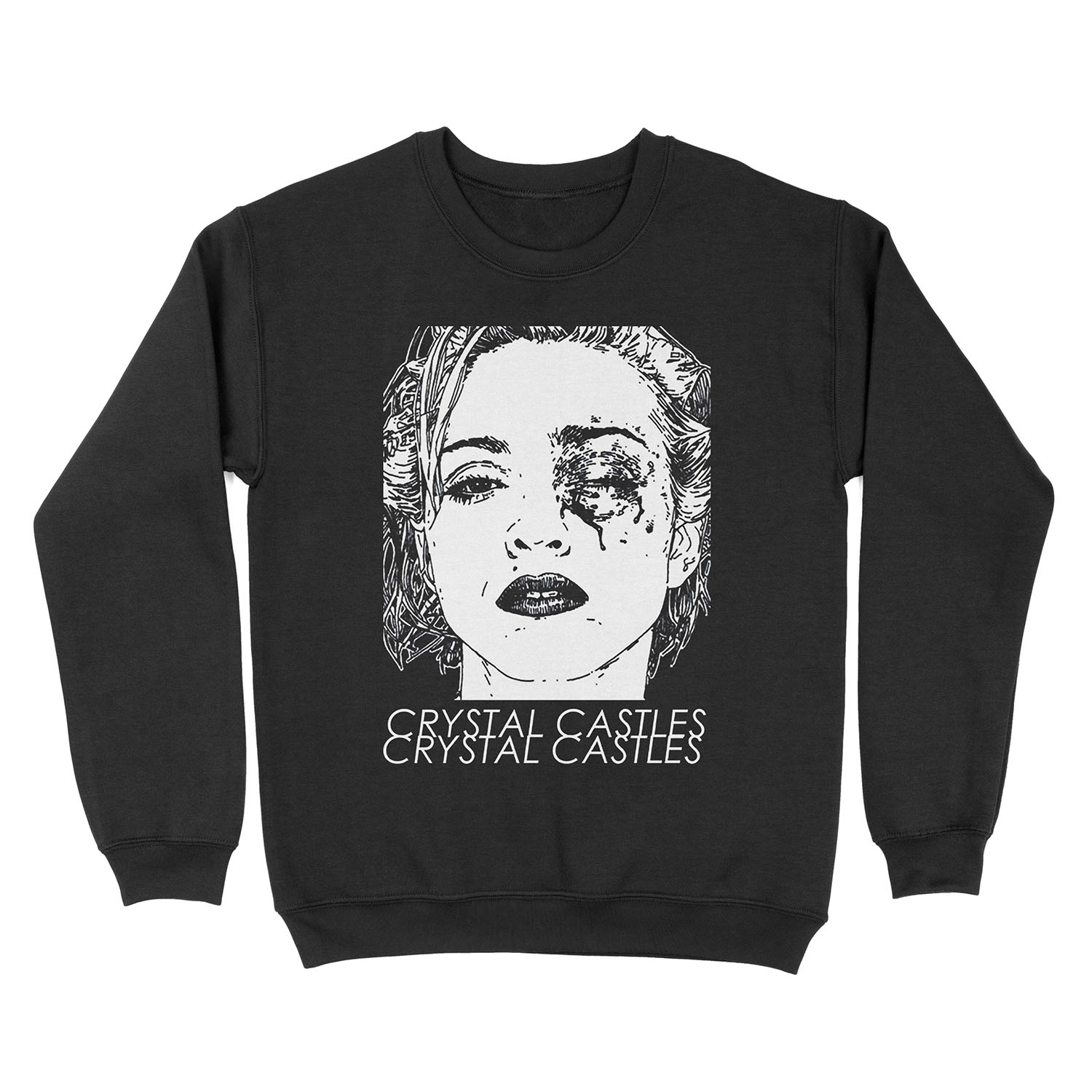 C/R/Y/S/T/A/L//C/A/S/T/L/E/S Unisex Crewneck Sweatshirt