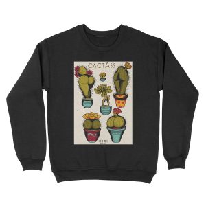 CactAss tattoo flash Unisex Crewneck Sweatshirt