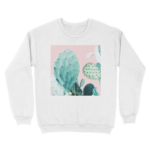 Alternative view of Cacti, Cactus, Cacti print, Cactus art, Desert, Nature, plant, Minimalist, Modern Unisex Crewneck Sweatshirt