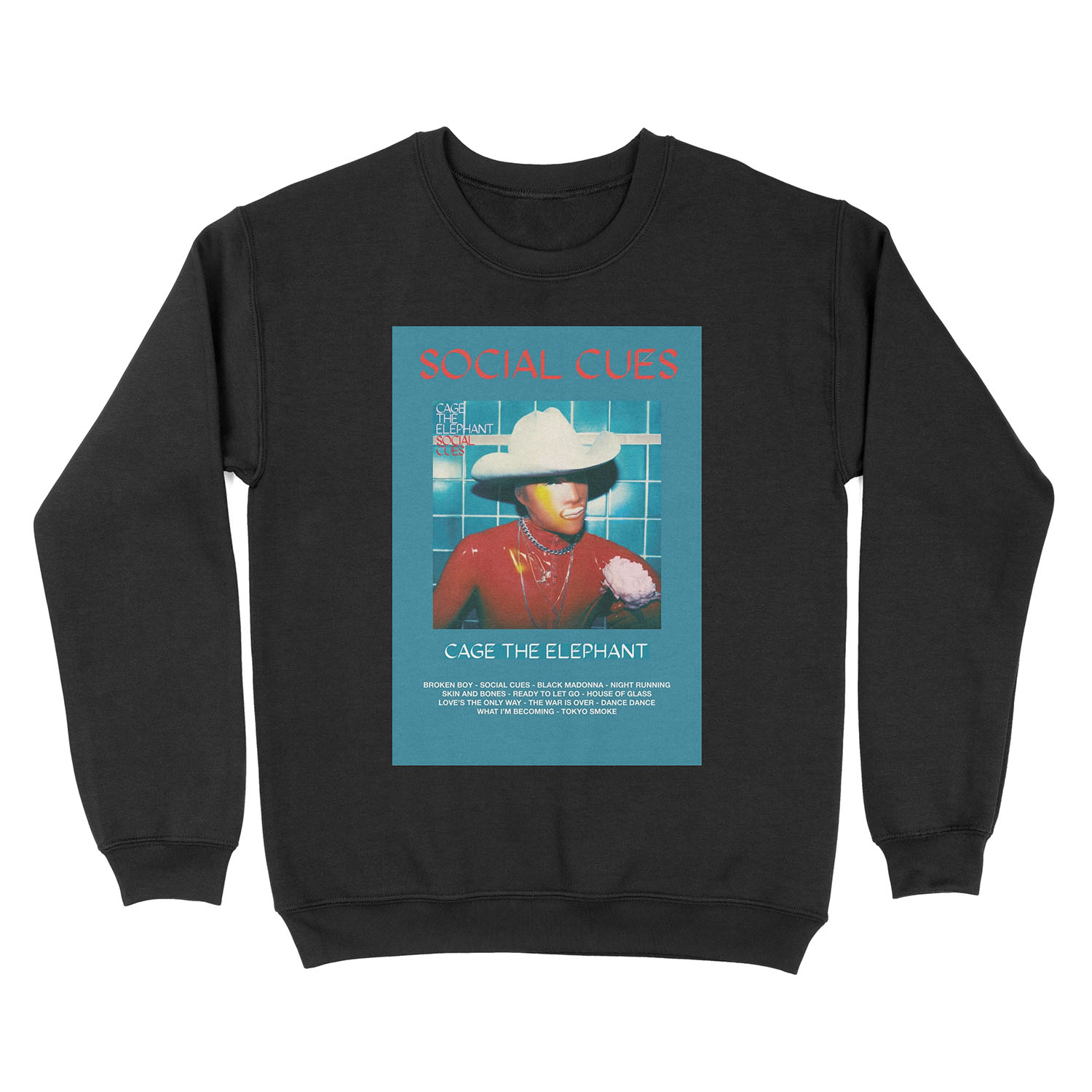 cage the elephant- social cues Unisex Crewneck Sweatshirt