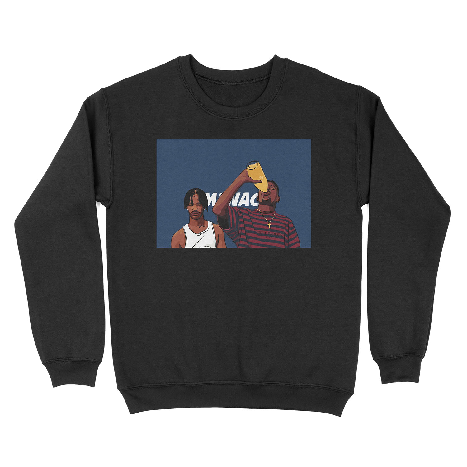Caine and O-Dog of Menace II Society "Corner Store Tings" Unisex Crewneck Sweatshirt