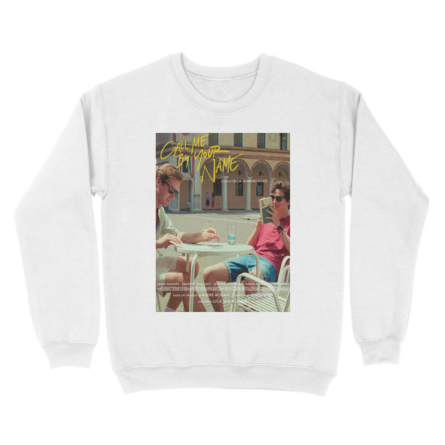 Call Me By Your Name alternate film poster Unisex Crewneck Sweatshirt - Image 2