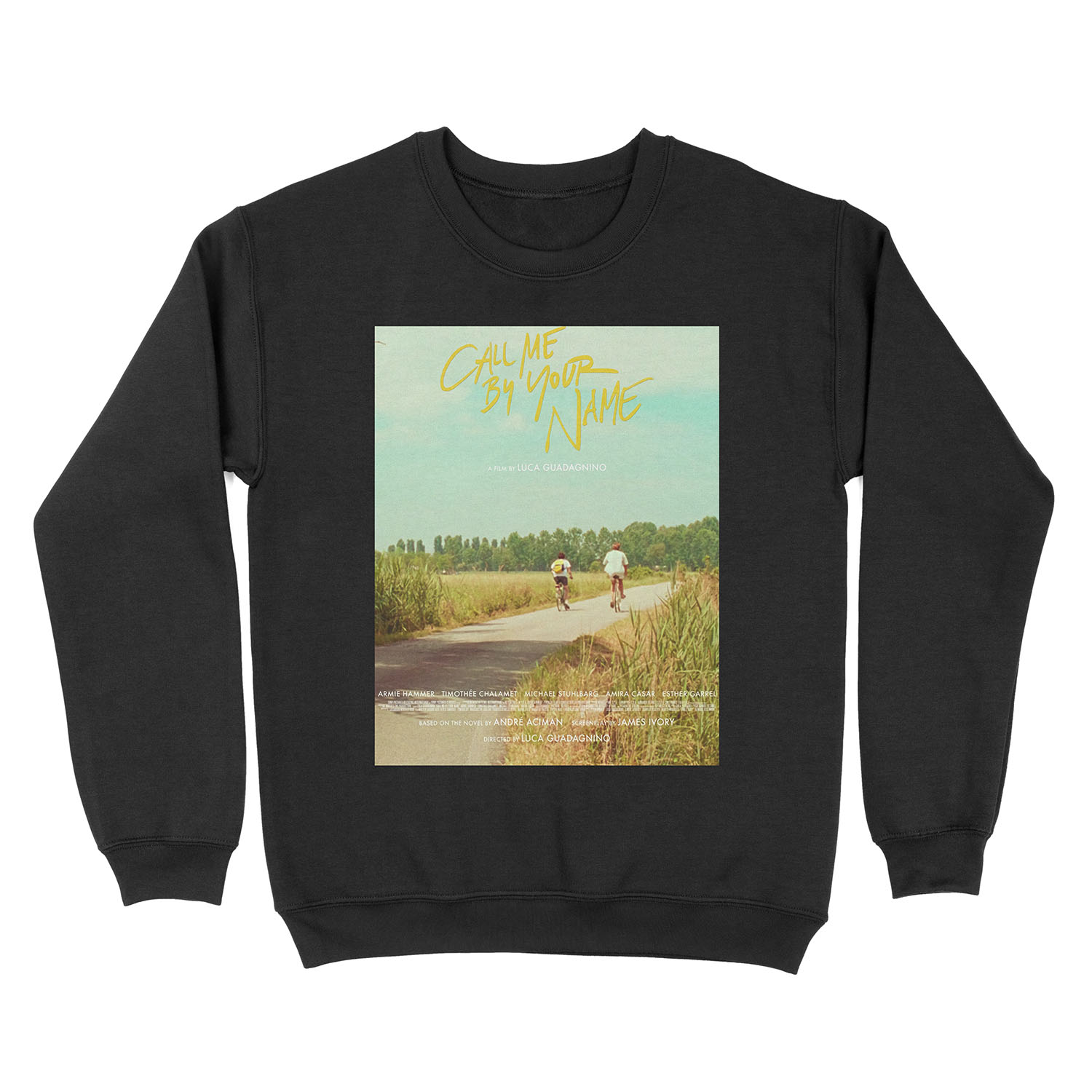 Call Me By Your Name Bike Ride Unisex Crewneck Sweatshirt