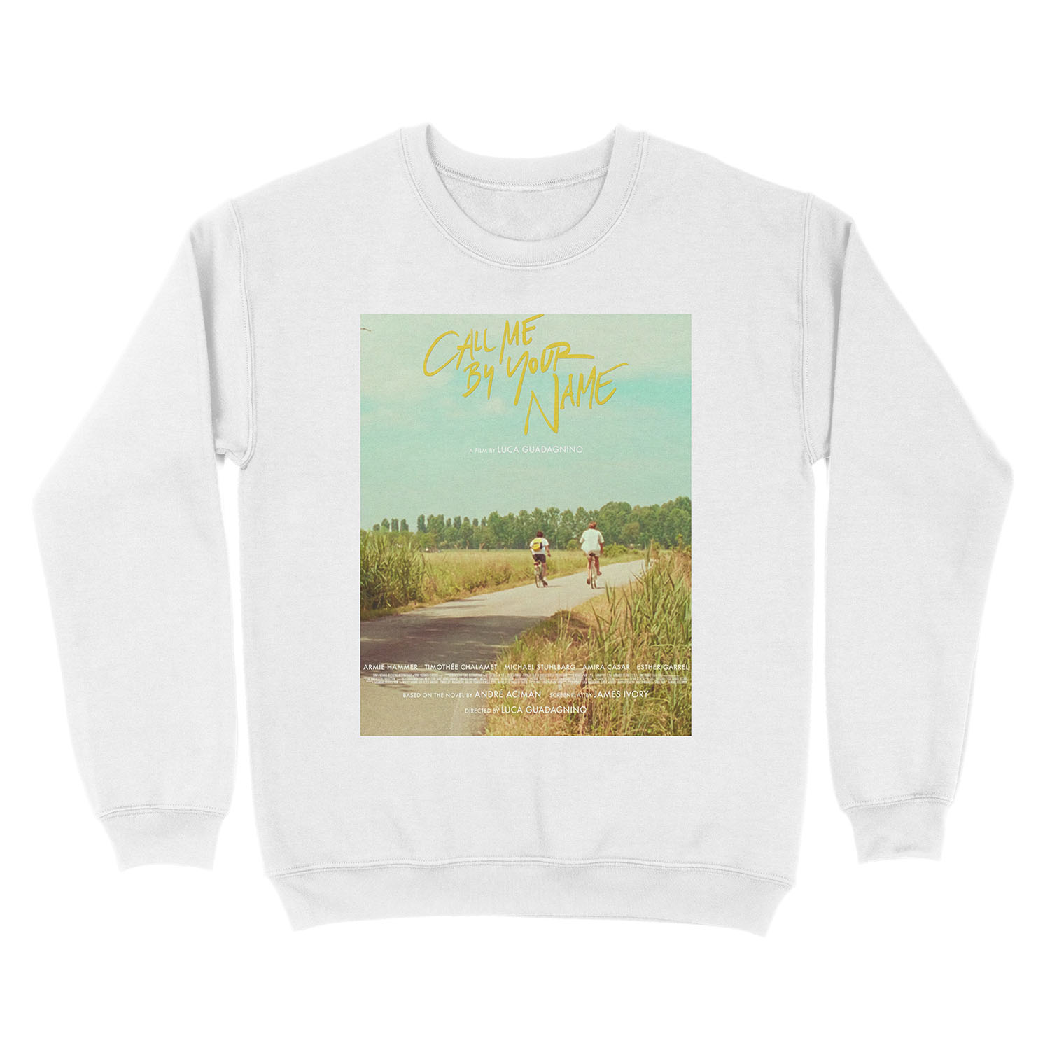 Call Me By Your Name Bike Ride Unisex Crewneck Sweatshirt - Image 2