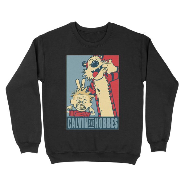 CalVin And Hobbes Unisex Crewneck Sweatshirt