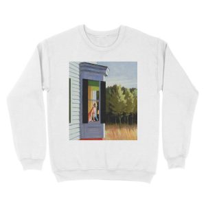 Alternative view of Cape Cod Morning Edward Hopper Unisex Crewneck Sweatshirt