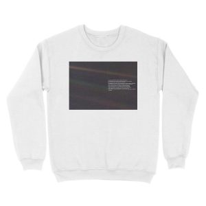 Alternative view of Carl Sagan Pale Blue Dot Quote Unisex Crewneck Sweatshirt