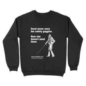 Carol Safety Goggles Unisex Crewneck Sweatshirt
