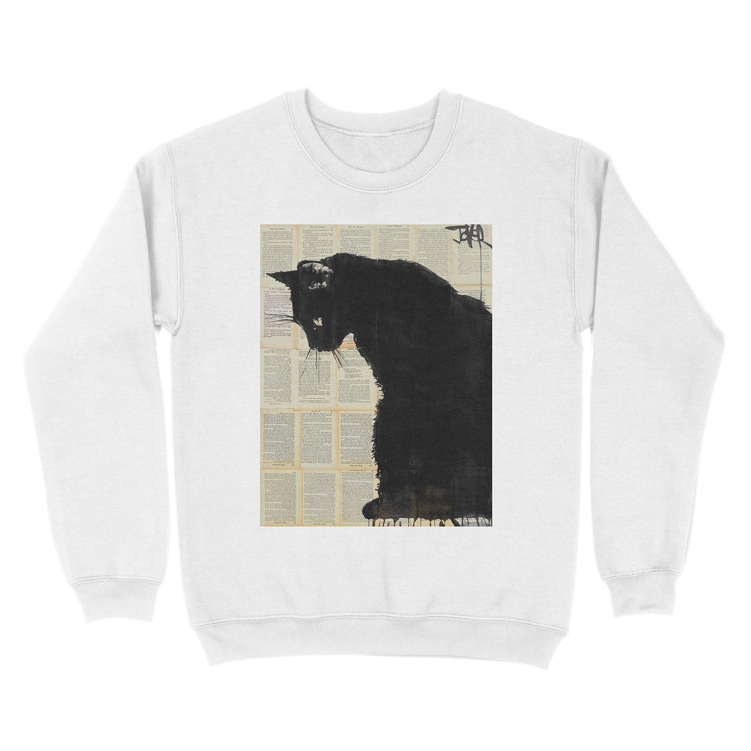 cat Unisex Crewneck Sweatshirt - Image 2