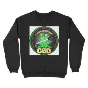 CBD Cannabinoids in Hemp oil Cures learn truth about use of hemp oil to cure illness and pains. Unisex Crewneck Sweatshirt