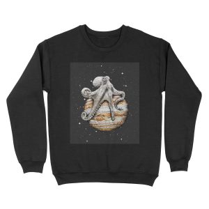 Celestial Cephalopod Unisex Crewneck Sweatshirt