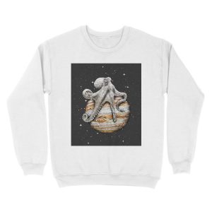 Alternative view of Celestial Cephalopod Unisex Crewneck Sweatshirt