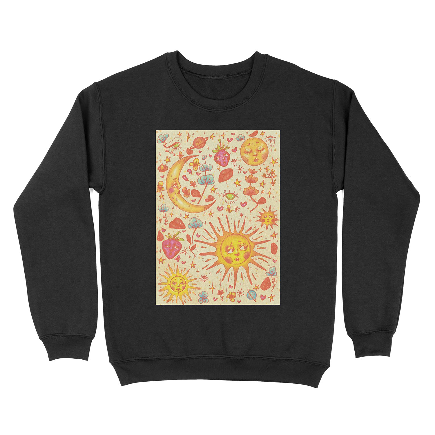 Celestial Spring Unisex Crewneck Sweatshirt