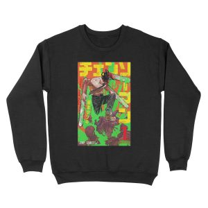 Chainsaw Man Volume 1 Cover Unisex Crewneck Sweatshirt
