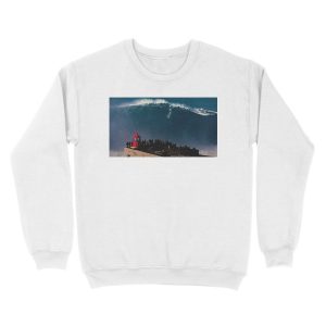 Alternative view of Challange Town - Nazarè Unisex Crewneck Sweatshirt