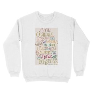 Alternative view of Challenge and Interrogate Unisex Crewneck Sweatshirt