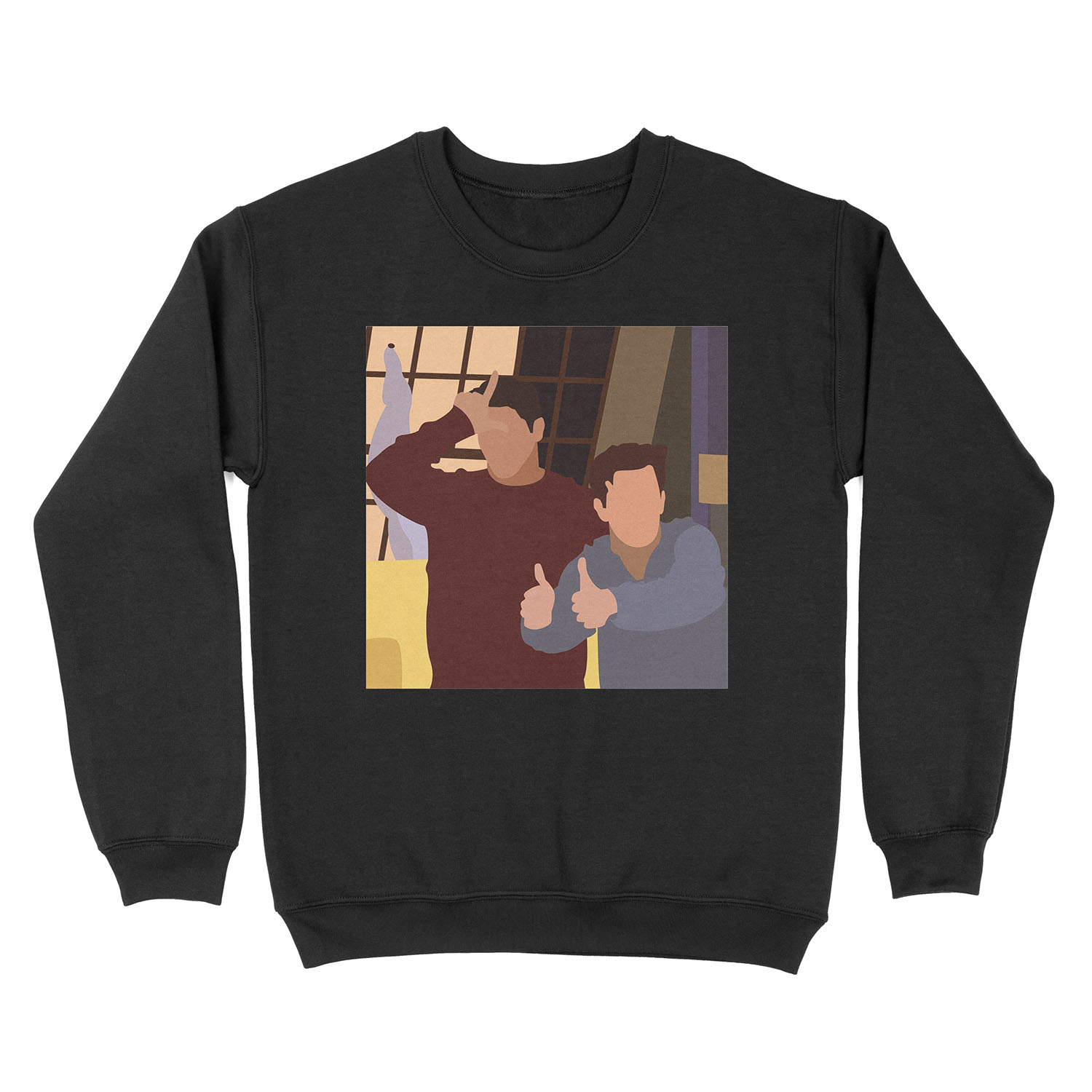 Chandler And Joey Unisex Crewneck Sweatshirt
