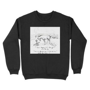 charlie mackesy the boy talking with horse Unisex Crewneck Sweatshirt