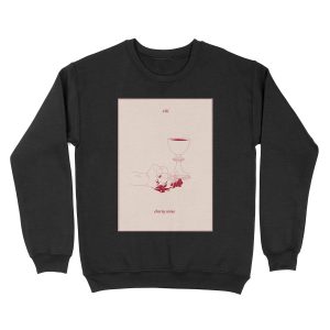 cherry wine - tarot card Unisex Crewneck Sweatshirt