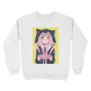 Alternative view of Chiaki Nanami Unisex Crewneck Sweatshirt