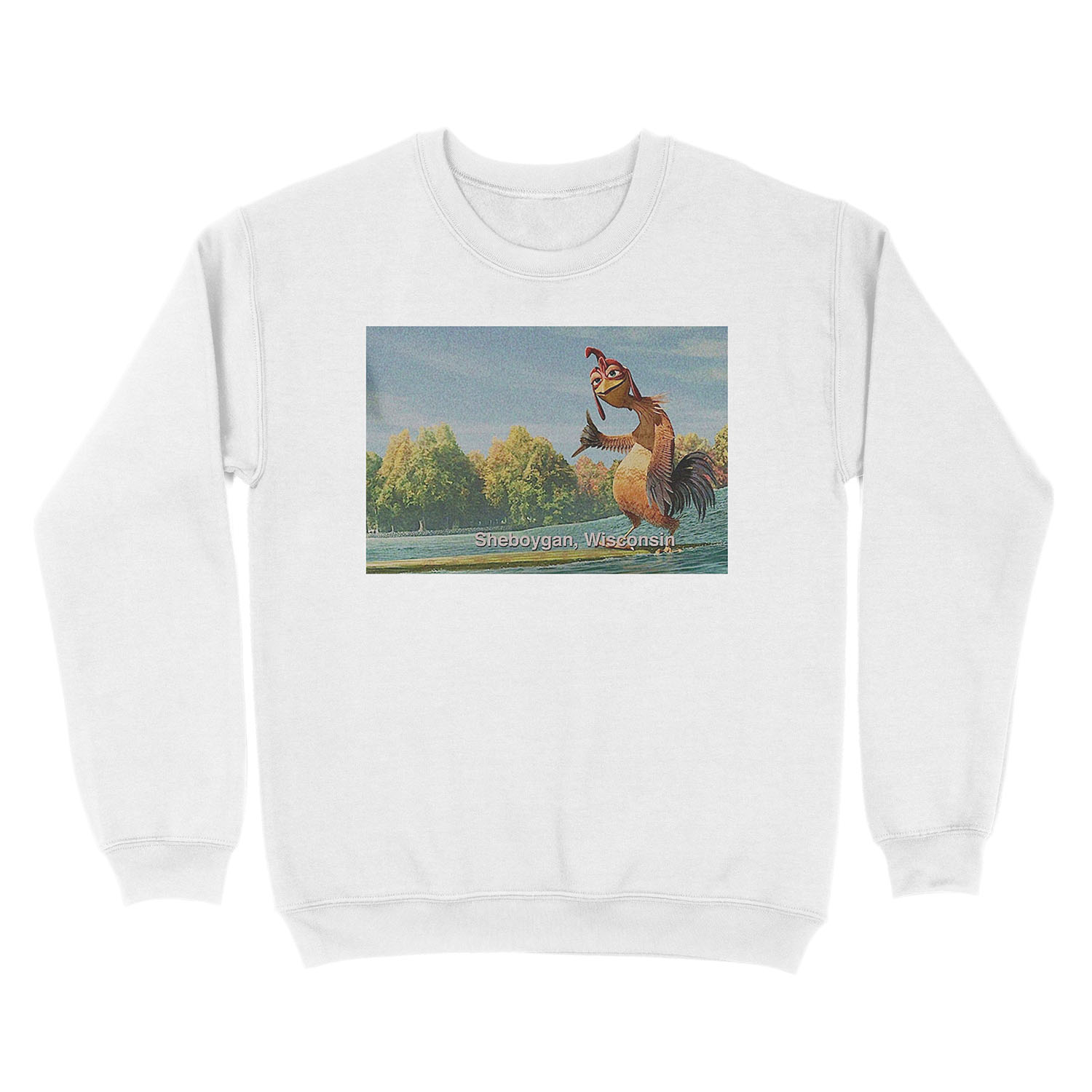 Chicken Joe (Yellow Products) Unisex Crewneck Sweatshirt - Image 2