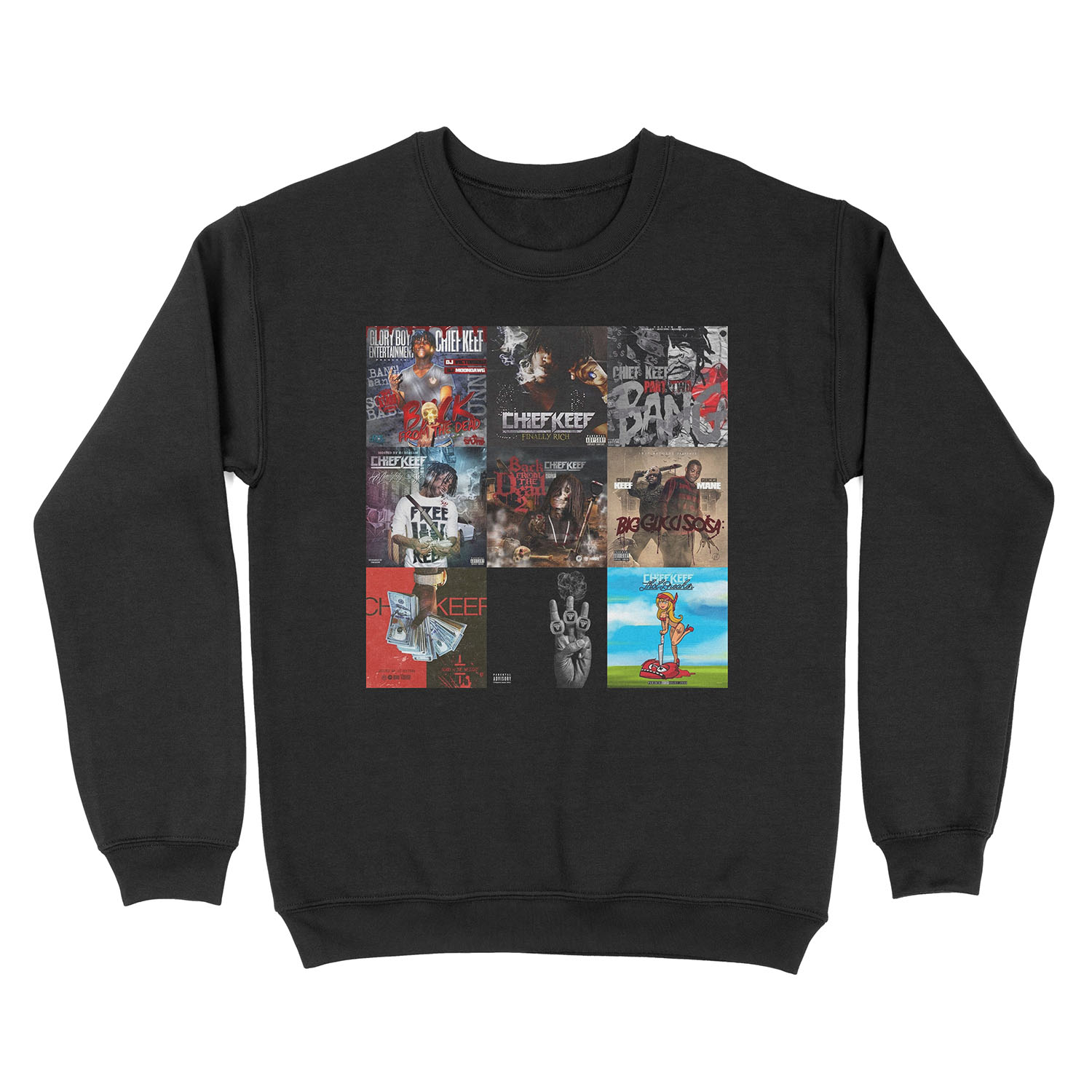 Chief Keef Albums Unisex Crewneck Sweatshirt