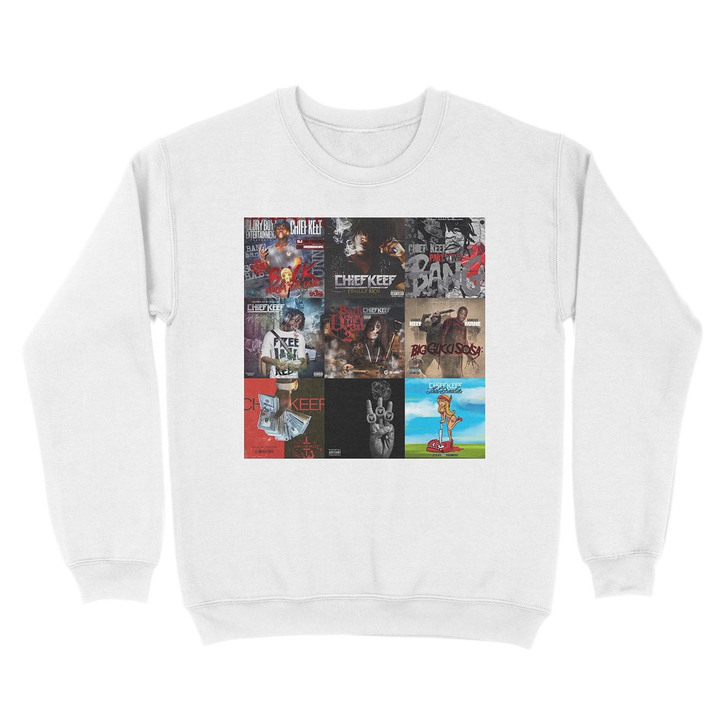 Chief Keef Albums Unisex Crewneck Sweatshirt - Image 2